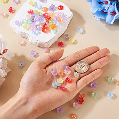 280Pcs 8 Colors Acrylic Bead Caps&nbsp;MACR-TA0001-63
