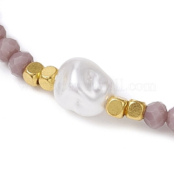3Pcs 3 Colors Glass Beaded Bracelets Sets for Women&nbsp;BJEW-JB11169
