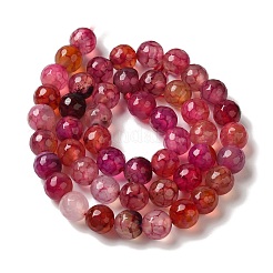 Dyed & Heated Natural Dragon Veins Agate Beads Strands&nbsp;G-P539-A01-24