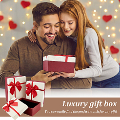 3Pcs 3 Sizes Cardboard Jewelry Boxes&nbsp;CON-WH0092-58