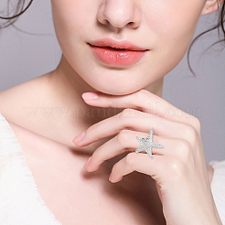 304 Stainless Steel Open Cuff Rings&nbsp;RJEW-BBC0001-23P
