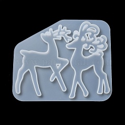 DIY Christmas Reindeer Pendant Silhouette Silicone Molds&nbsp;DIY-P075-C03