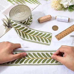 Vintage Jacquard Polyester Ribbon&nbsp;SRIB-CP0001-04B-01