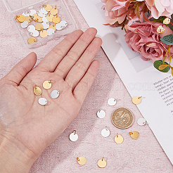 100Pcs 2 Colors Brass Charms&nbsp;KK-FH0007-29B