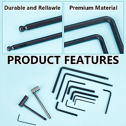 1 Set Carbon Steel Guitar Truss Rod Wrench&nbsp;TOOL-DR0001-07