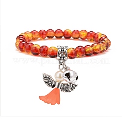 Glass Beads Stretch Bracelets&nbsp;BJEW-JB02872