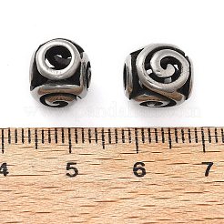 304 Stainless Steel European Beads&nbsp;STAS-V008-38AS