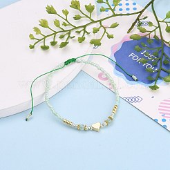 Adjustable Nylon Cord Braided Bead Bracelets&nbsp;BJEW-JB05688-02
