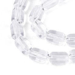 Transparent Glass Beads Strands&nbsp;GLAA-T028-14T-05