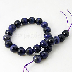 Natural Blue Tiger Eye Beads Strands&nbsp;G-G099-12mm-13
