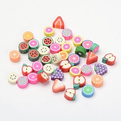 Mixed Fruit Theme Handmade Polymer Clay Beads&nbsp;CLAY-Q170-M