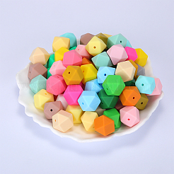 Hexagonal Silicone Focal Beads&nbsp;LS-SI-JX0020A-06