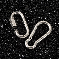 6Pcs 2 Style 304 Stainless Steel Rock Climbing Carabiners&nbsp;STAS-TA0001-33P