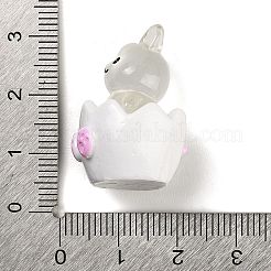 Broken Shell Animal Luminous Resin Display Decorations&nbsp;DJEW-M010-02E
