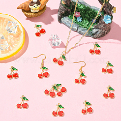 60Pcs Alloy Enamel Pendants&nbsp;FIND-SC0017-33G