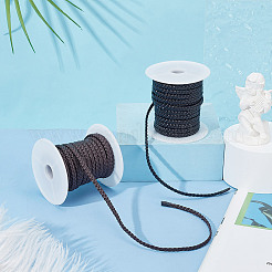 Microfibe Imitation Leather Braided Cord&nbsp;OCOR-WH0101-29B