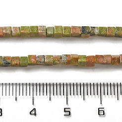 Natural Unakite Beads Strands&nbsp;G-B064-A10