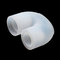 Double Column U-shaped DIY Candle Holder Silicone Molds&nbsp;DIY-F144-01