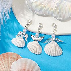 Angel Shell Pendant Decoration&nbsp;HJEW-JM02281