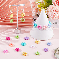 200Pcs Opaque Acrylic Bead Frames&nbsp;TACR-SP0001-17