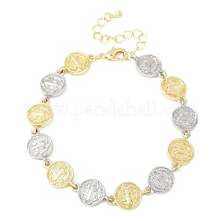 Brass Link Chain Bracelets for Women&nbsp;BJEW-G762-03GP-01