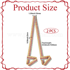 2Pcs Polyester Adjustable Straps&nbsp;AJEW-CY0002-78B