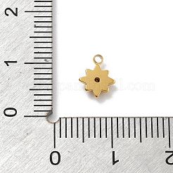 Star 304 Stainless Steel Rhinestone Charms&nbsp;STAS-L283-31G