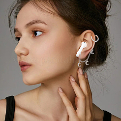 8Pcs 4 Styles Stainless Steel Cuff Earrings&nbsp;EJEW-BM0001-01