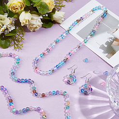 3 Strands Synthetic Moonstone Beads Strands&nbsp;G-PA0001-76A