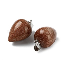 Synthetic Goldstone Pendants&nbsp;GG-K002-13X