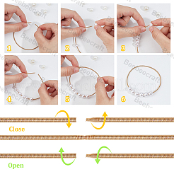 30Pcs Spring Bracelets&nbsp;TWIR-BBC0001-06KCG