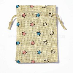 Burlap Packing Pouches Drawstring Bags&nbsp;ABAG-L016-A05