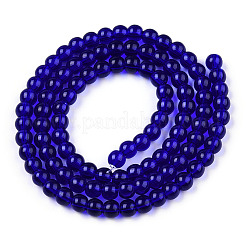 Transparent Glass Beads Strands&nbsp;GLAA-T032-T4mm-15