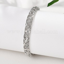 Brass Bangles for Women&nbsp;BJEW-D313-03P