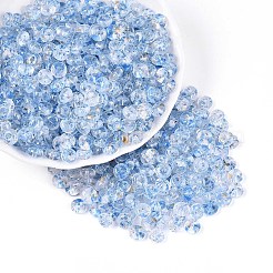 Baking Paint Transparent Glass Beads&nbsp;DGLA-T004-07D