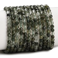 Natural Green Rutilated Quartz Beads Strands&nbsp;GG-CBA9722-A05-4mm