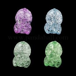 Transparent Crackle Acrylic Beads&nbsp;AC-CBA4496-10
