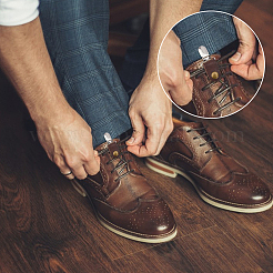 10Pcs Cowhide Shoe Buckle Clips&nbsp;AJEW-FH00024