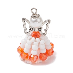 Handmade Seed Beads Pendants&nbsp;PALLOY-MZ00400