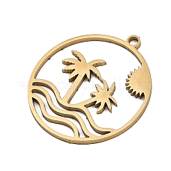 201 Stainless Steel Pendants&nbsp;STAS-Z155-09G