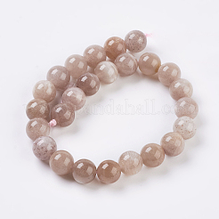 Natural Sunstone Beads Strands&nbsp;L-G-G099-4mm-14
