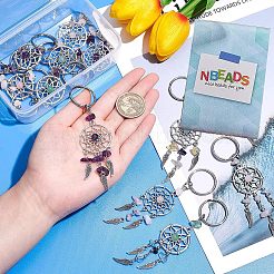 Natural Gemstone Chip Keychain&nbsp;KEYC-NB0001-04