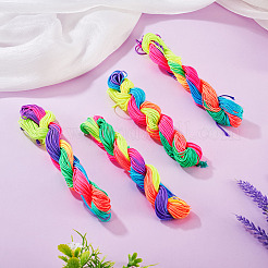4 Bundles Segment Dyed Polyester Thread&nbsp;OCOR-TADJ0001-02