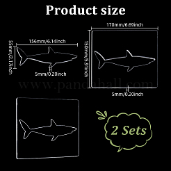 Transparent Acrylic Templates&nbsp;DIY-WH0671-088C