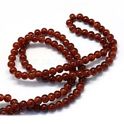 Baking Paint Imitation Jade Glass Round Bead Strands&nbsp;LS-DGLA-Q021-6mm-11