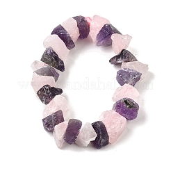 Natural Rose Quartz & Amethyst Beads Strands&nbsp;G-I283-F10