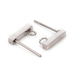 Non-Tarnish 304 Stainless Steel Stud Earring Findings&nbsp;STAS-I150-03P