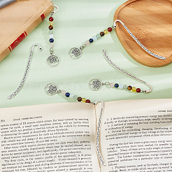 30Pcs Tibetan Style Zinc Alloy Bookmarks Finding&nbsp;AJEW-UN0001-70