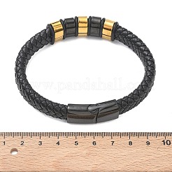 Braided Microfiber Leather Cord Bracelets&nbsp;BJEW-C153-01I