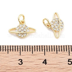 Brass with Cubic Zirconia Pendants&nbsp;KK-P271-31G